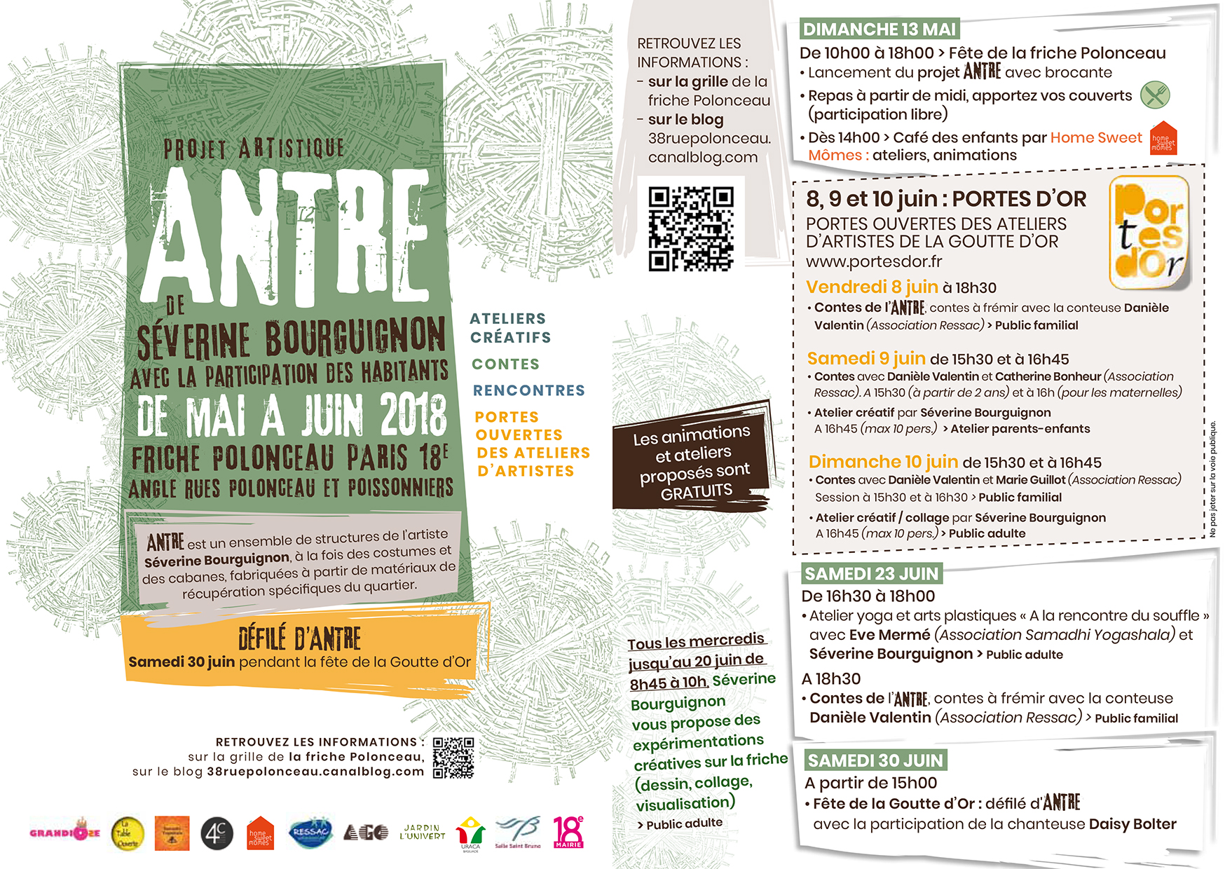 Antre programme BD