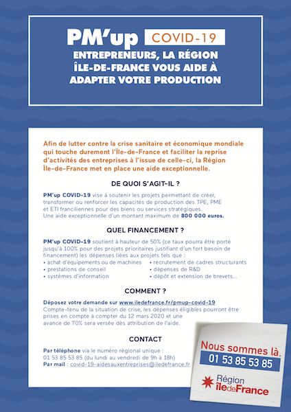 Aide de la Region IdF