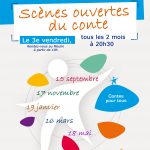 Affiche scène ouverte du conte